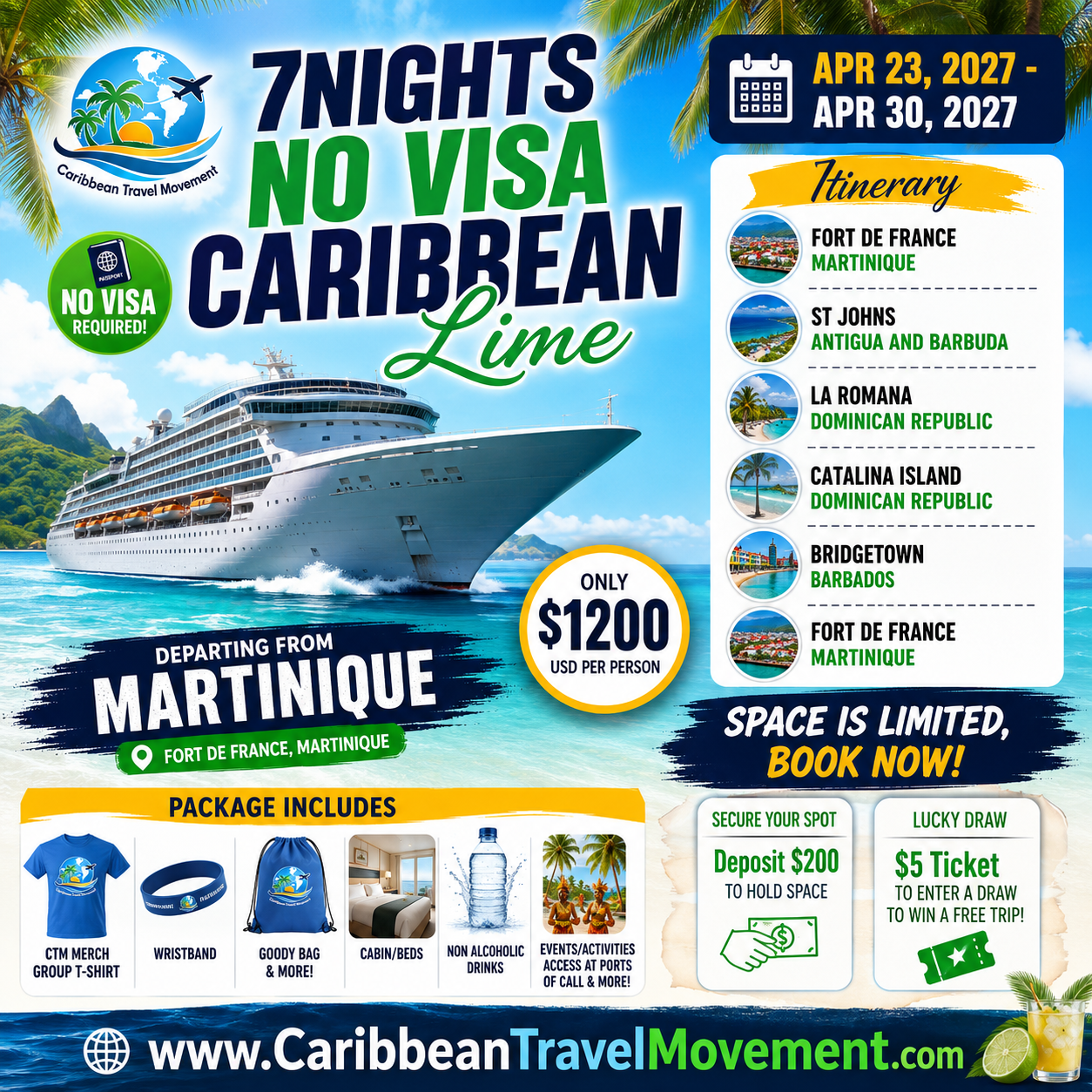 CTM Caribbean Lime -  23 April 2027
