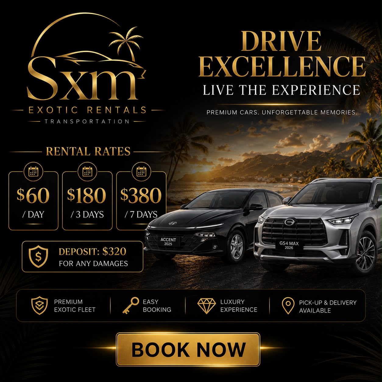 Sxm Exotic Car Rentals